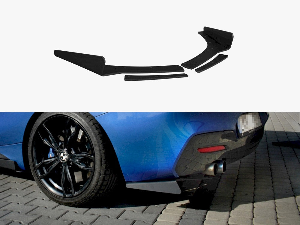 Rear Side Splitters compatible with BMW 1 F20 / F21 Facelift
