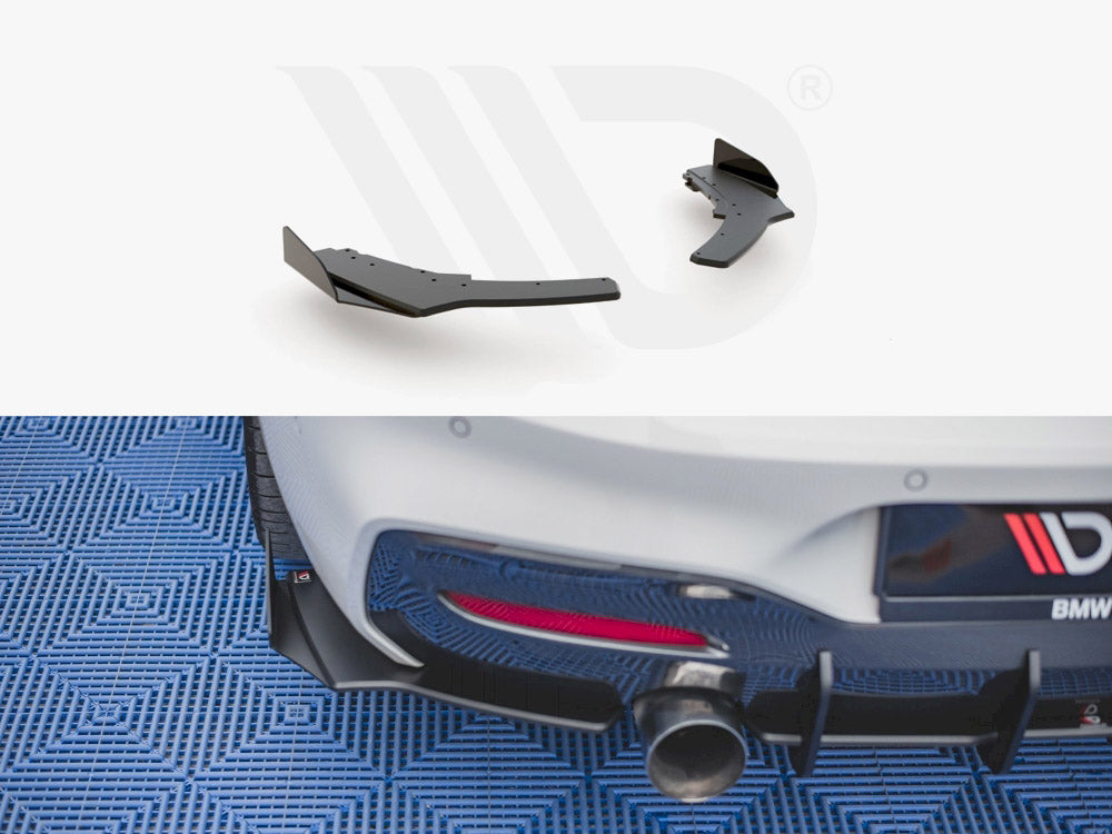 Racing Durability Rear Side Splitters V.2 + Flaps BMW 1 F20 M140i