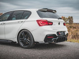 Street PRO Rear Side Splitters V.3 + Flaps compatible with BMW 1 F20 M140i