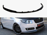 Front Splitter compatible with Skoda Fabia II (Preface Model, Standard Bumper)
