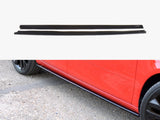 Side Skirts Diffusers compatible with Skoda Fabia Mk2 RS (2010-2014) - Textured