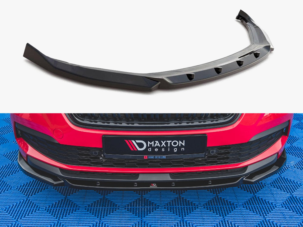 Front Splitter V.1 compatible with Skoda Kamiq Mk1