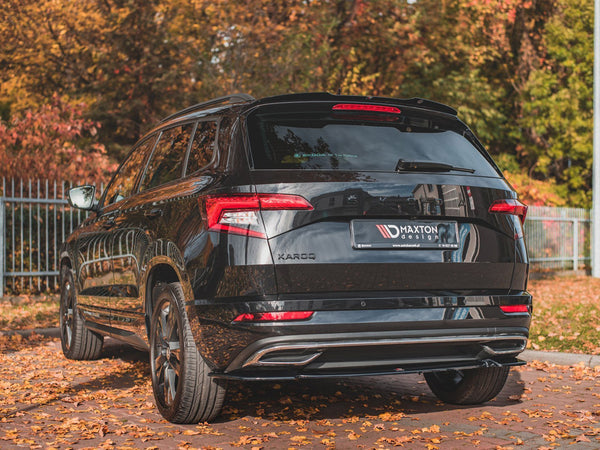 MAXTON DESIGN Central Rear Splitter Skoda Karoq Sportline
