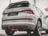 Rear Valance compatible with Skoda Kodiaq Mk1 Sportline - Carbon Look