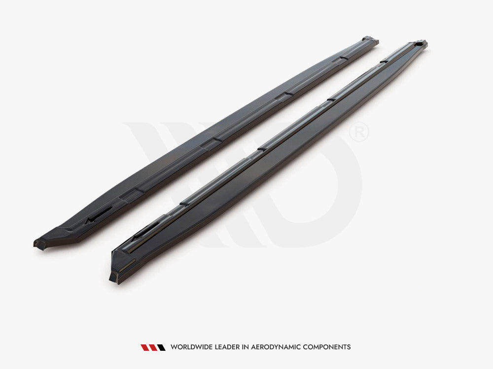 Side Skirts Diffusers compatible with Skoda Kodiaq Mk1 Sportline / RS (Version with mudflaps)