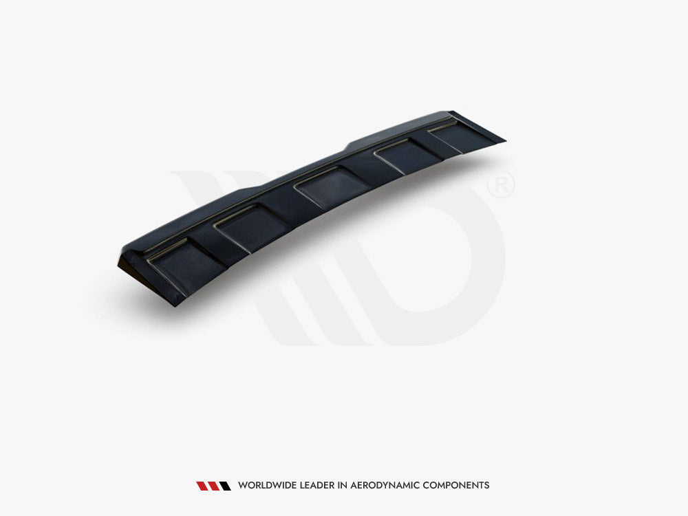 Central Rear Splitter compatible with Skoda Kodiaq RS - Textured