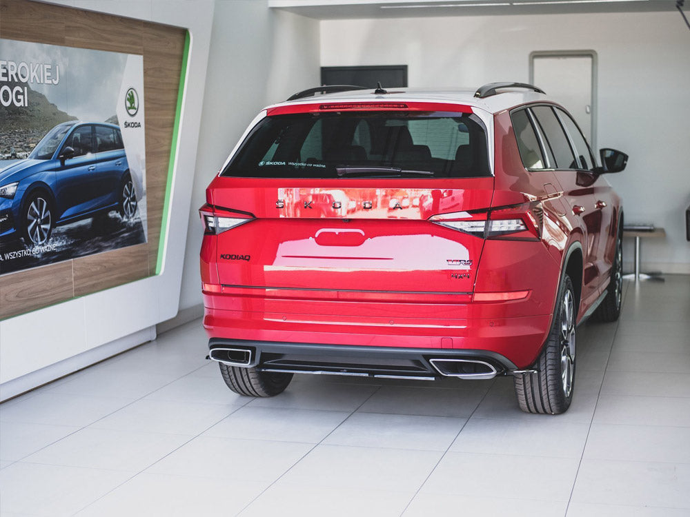 Central Rear Splitter compatible with Skoda Kodiaq RS