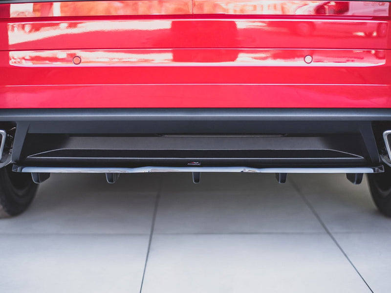 MAXTON DESIGN Central Rear Splitter (W/ Vertical Bars) Skoda Kodiaq VRS (2019-)