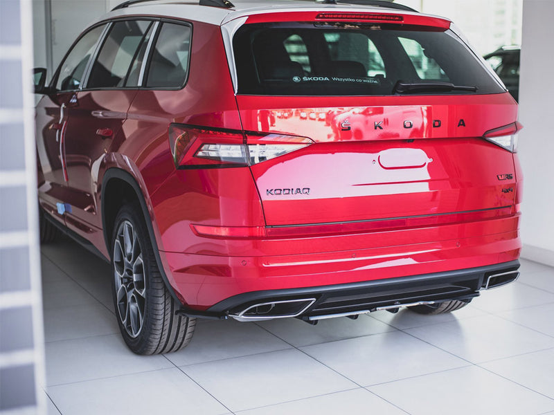 MAXTON DESIGN Central Rear Splitter (W/ Vertical Bars) Skoda Kodiaq VRS (2019-)