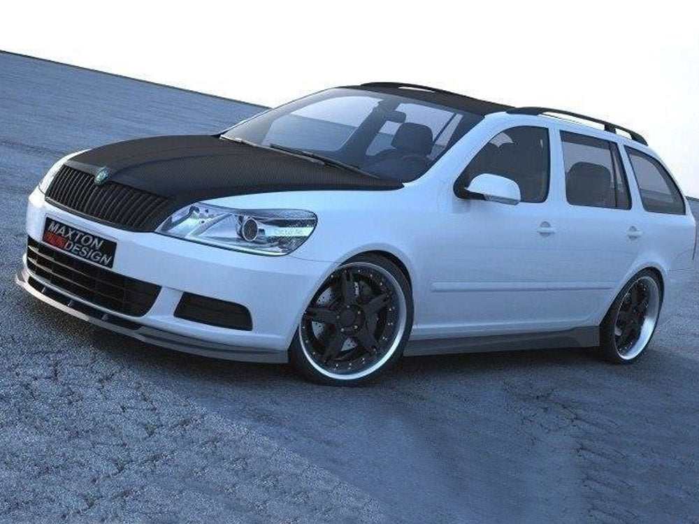 Front Splitter compatible with Skoda Octavia Mk2 Facelift