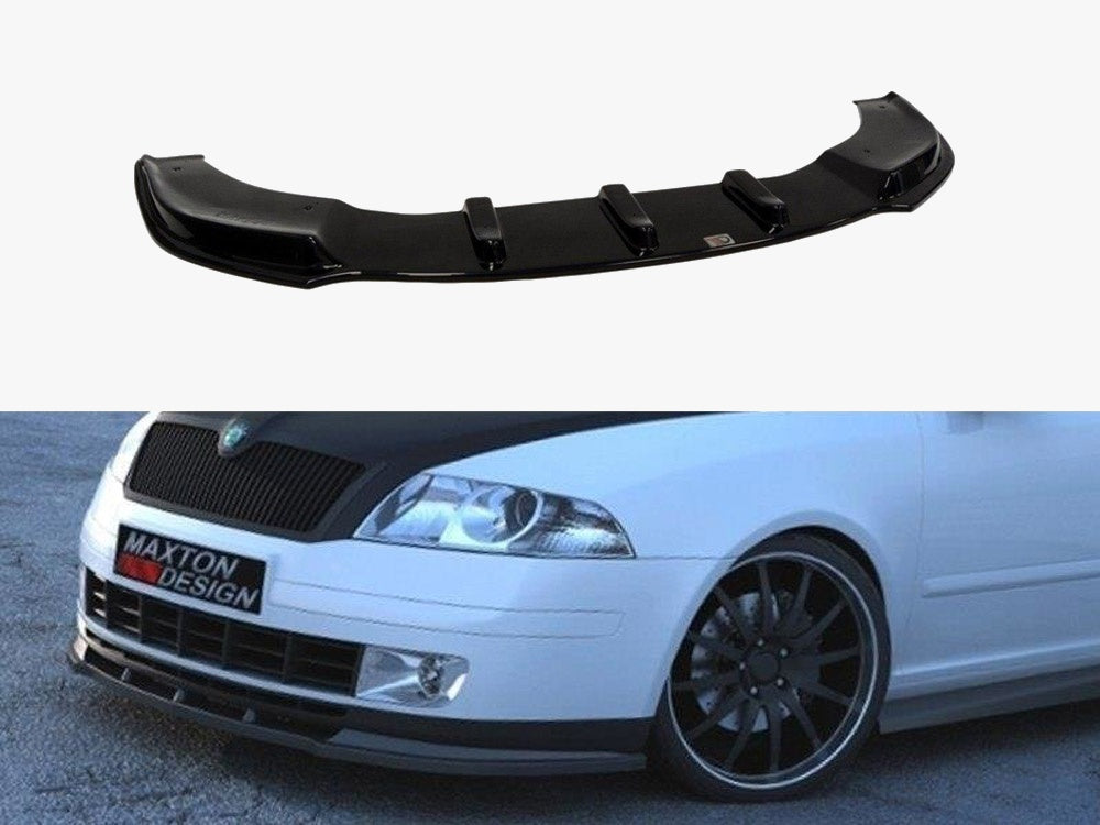 Front Splitter compatible with Skoda Octavia Mk2 - Textured