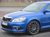 Front Splitter V.1 compatible with Skoda Octavia Mk2 vRS Facelift (2008-2013)