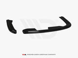 Rear Side Splitters compatible with Skoda Octavia Mk2 vRS Estate Facelift - Textured