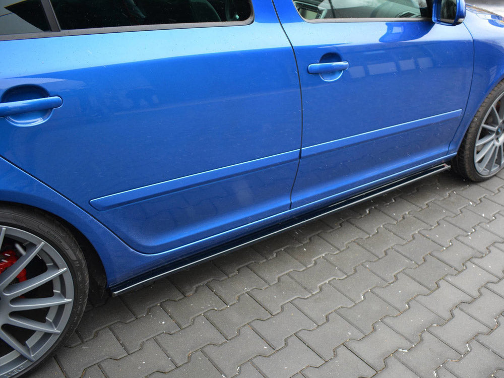 Side Skirts Splitters Skoda Octavia MK2 VRS Facelift  (2008-2013)