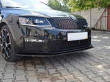 Front Splitter V.1 compatible with Skoda Octavia Mk3 vRS (2013-2016)