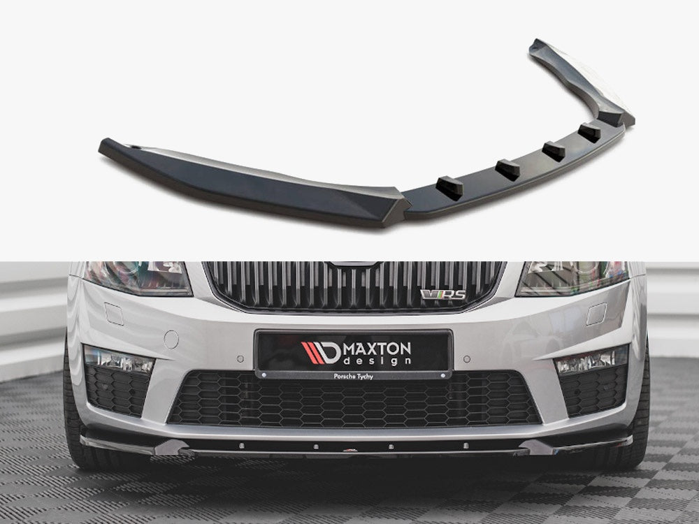 Front Splitter V.3 compatible with Skoda Octavia RS Mk3 (2013-2016)