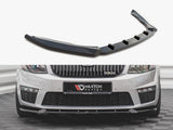 Front Splitter V.3 compatible with Skoda Octavia RS Mk3 (2013-2016)
