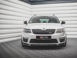 Front Splitter V.3 compatible with Skoda Octavia RS Mk3 (2013-2016)