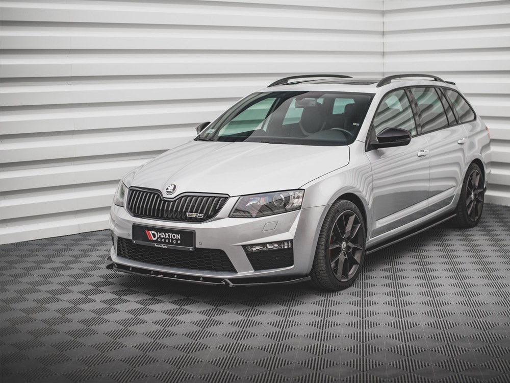 Front Splitter V.3 compatible with Skoda Octavia RS Mk3 (2013-2016)