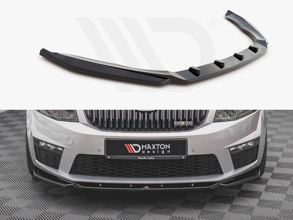 Front Splitter V.4 Skoda Octavia RS MK3 (2013-2016)