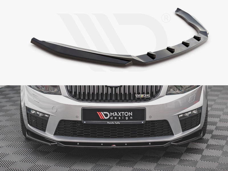 Front Splitter V.4 Skoda Octavia RS MK3 (2013-2016)