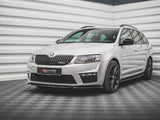 Front Splitter V.4 compatible with Skoda Octavia RS Mk3 (2013-2016)