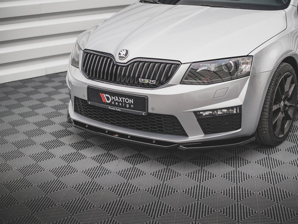 Front Splitter V.4 compatible with Skoda Octavia RS Mk3 (2013-2016)