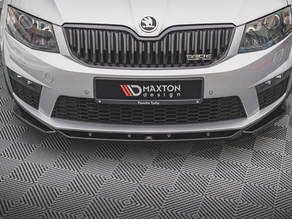 Front Splitter V.4 compatible with Skoda Octavia RS Mk3 (2013-2016)