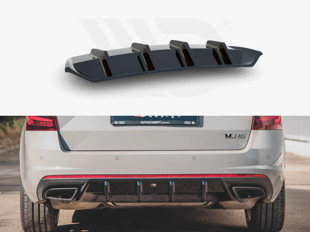 Rear Valance V.1 Skoda Octavia VRS MK3/ MK3.5 Hatchback / Estate