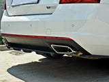 Central Rear Splitter compatible with Skoda Octavia vRS Mk3/ Mk3.5 Hatchback/ Estate - Carbon Look