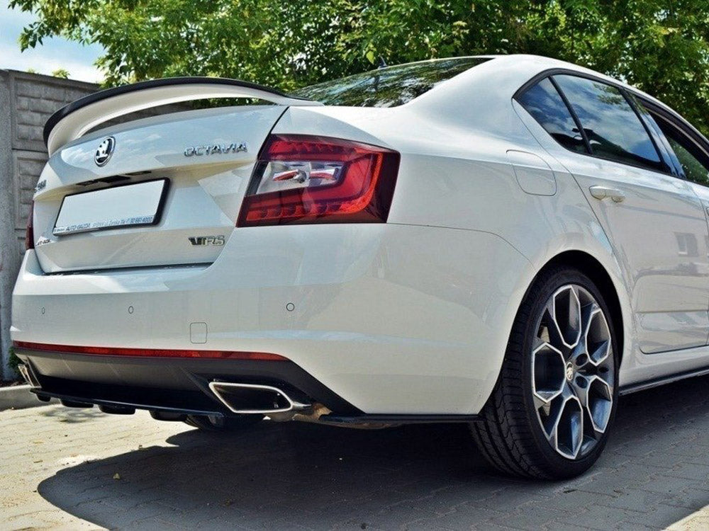 Central Rear Splitter compatible with Skoda Octavia vRS Mk3/ Mk3.5 Hatchback/ Estate