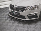 Front Splitter V.2 Skoda Octavia RS MK3 Facelift (2016-2019)