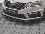 Front Splitter V.3 Skoda Octavia RS MK3 Facelift (2016-2019)