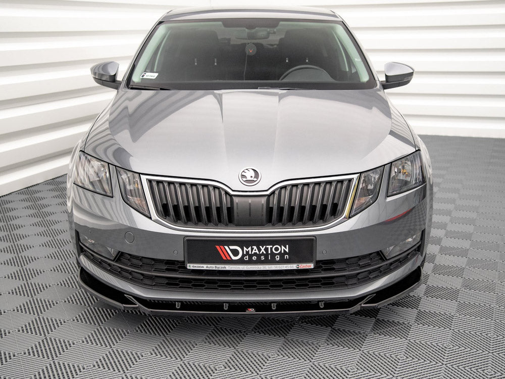 Front Splitter V.2 compatible with Skoda Octavia Mk3 Facelift (2016-2020)