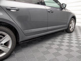 Side Skirts Diffusers compatible with Skoda Octavia Mk3 Facelift (2016-2020)