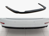 Central Rear Splitter compatible with Skoda Octavia Mk4 - Carbon Look