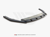 Front Splitter V.1 compatible with Skoda Octavia RS Mk4 (2020-) - Carbon Look
