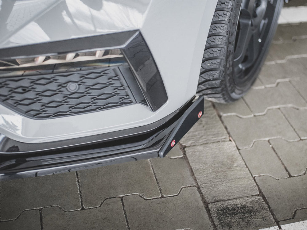 Front Splitter V.2 + Flaps compatible with Skoda Octavia RS Mk4