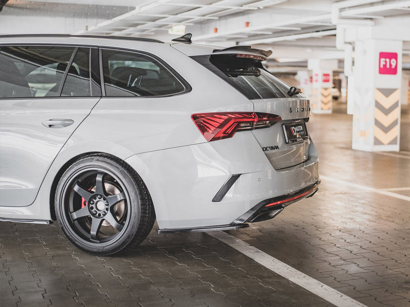 Rear Side Splitters V1 Skoda Octavia RS MK4 (2020-)