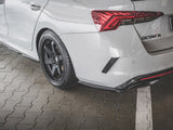 Rear Side Splitters V.1 compatible with Skoda Octavia RS Mk4
