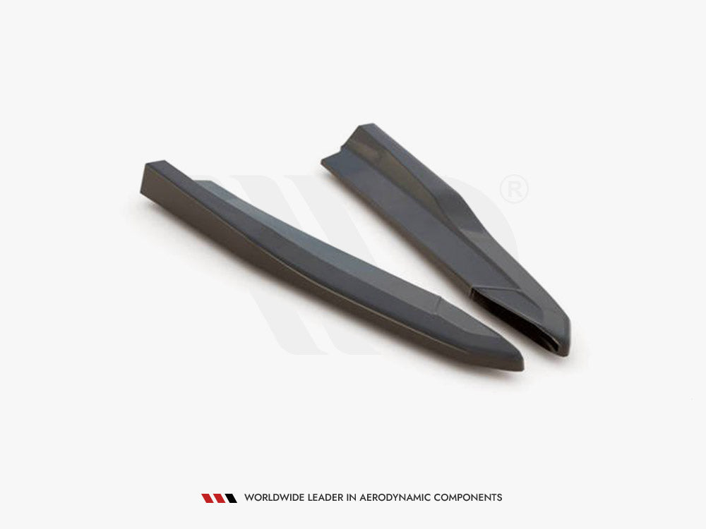 Rear Side Splitters V.2 compatible with Skoda Octavia RS Estate / Liftback Mk4 / Mk4 Facelift