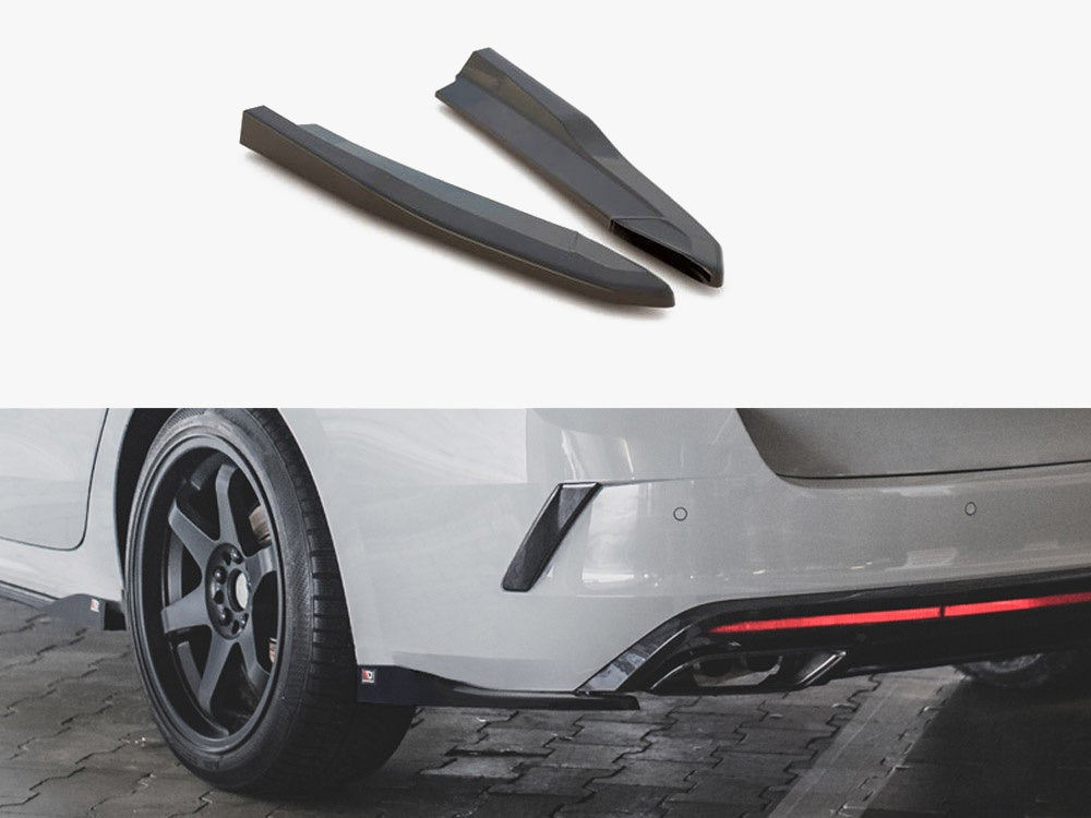 Rear Side Splitters V.2 compatible with Skoda Octavia RS Estate / Liftback Mk4 / Mk4 Facelift