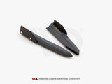 Rear Side Splitters V.2 + Flaps compatible with Skoda Octavia RS Estate / Liftback Mk4 / Mk4 Facelift