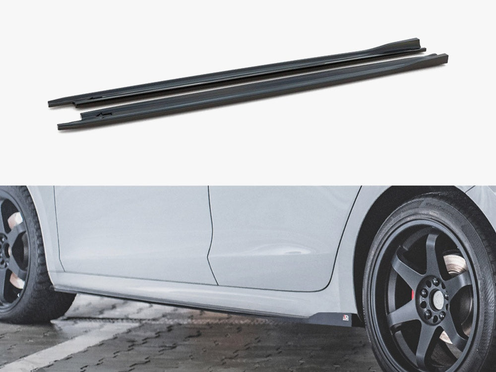 Side Skirt Diffusers V.2 compatible with Skoda Octavia RS Liftback / Estate Mk4