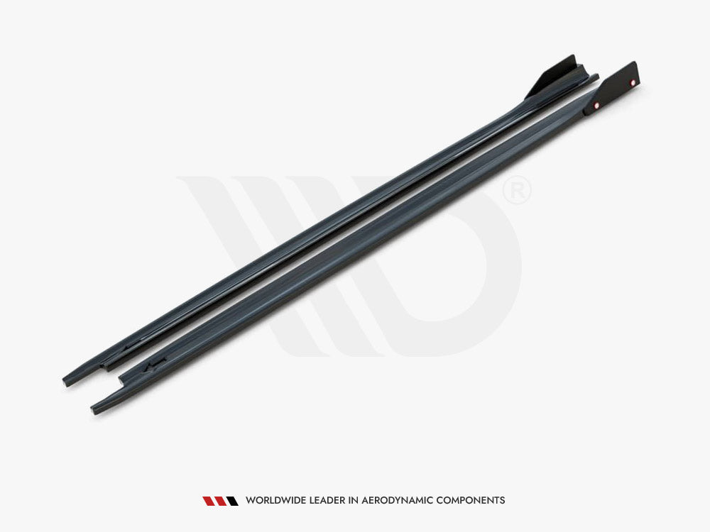 Side Skirt Diffusers V.2 + Flaps compatible with Skoda Octavia RS Liftback / Estate Mk4