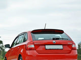 Spoiler CAP compatible with Skoda Rapid Spaceback - Carbon Look