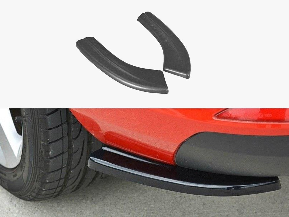 Rear Side Diffusers compatible with Skoda Rapid Spaceback - Carbon Look