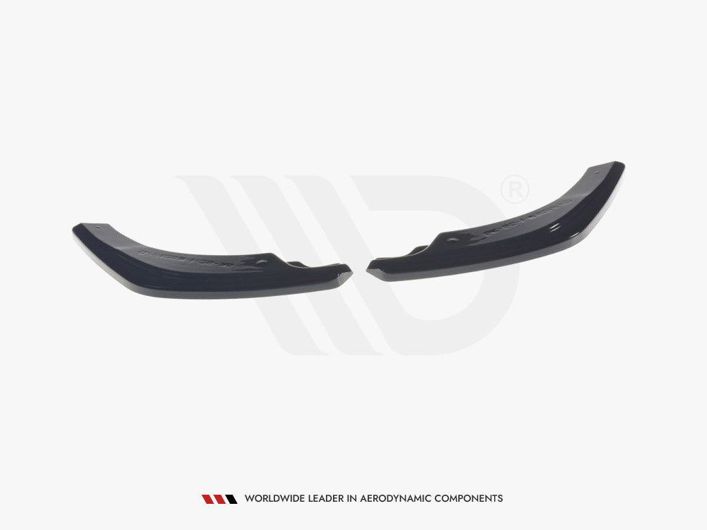 Rear Side Splitters compatible with Skoda Scala (2019-UP) - Carbon Look