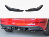 Rear Side Splitters compatible with Skoda Scala (2019-UP) - Carbon Look