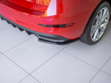 Rear Side Splitters compatible with Skoda Scala (2019-UP) - Carbon Look